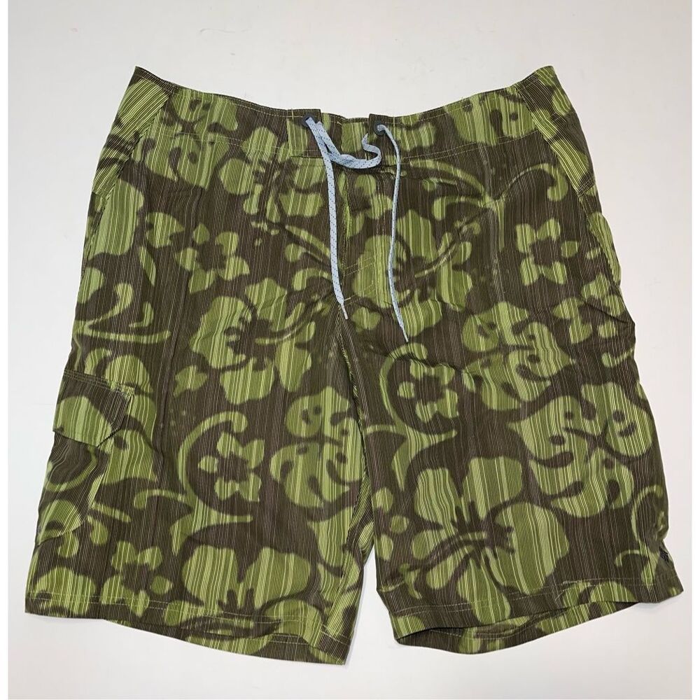 Columbia PFG Omni-Shield Size 36 Swim Trunks Board Shorts 11” Inseam Stretch‎